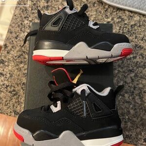 Nike Jordan Bred 4 TD size 5C